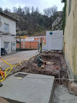 GRADIMO VODARNO IN VODOVOD PO LEVSTIKOVI ULICI 3